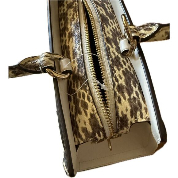 Coach Zoe Carryall with Exotic Snakeskin Trim Rare HTF  F68293 NWOT ZR25250 - Picture 8 of 9